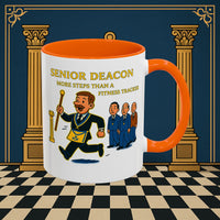 Masonic Mugs - Stepping Out - Senior Deacon Printify