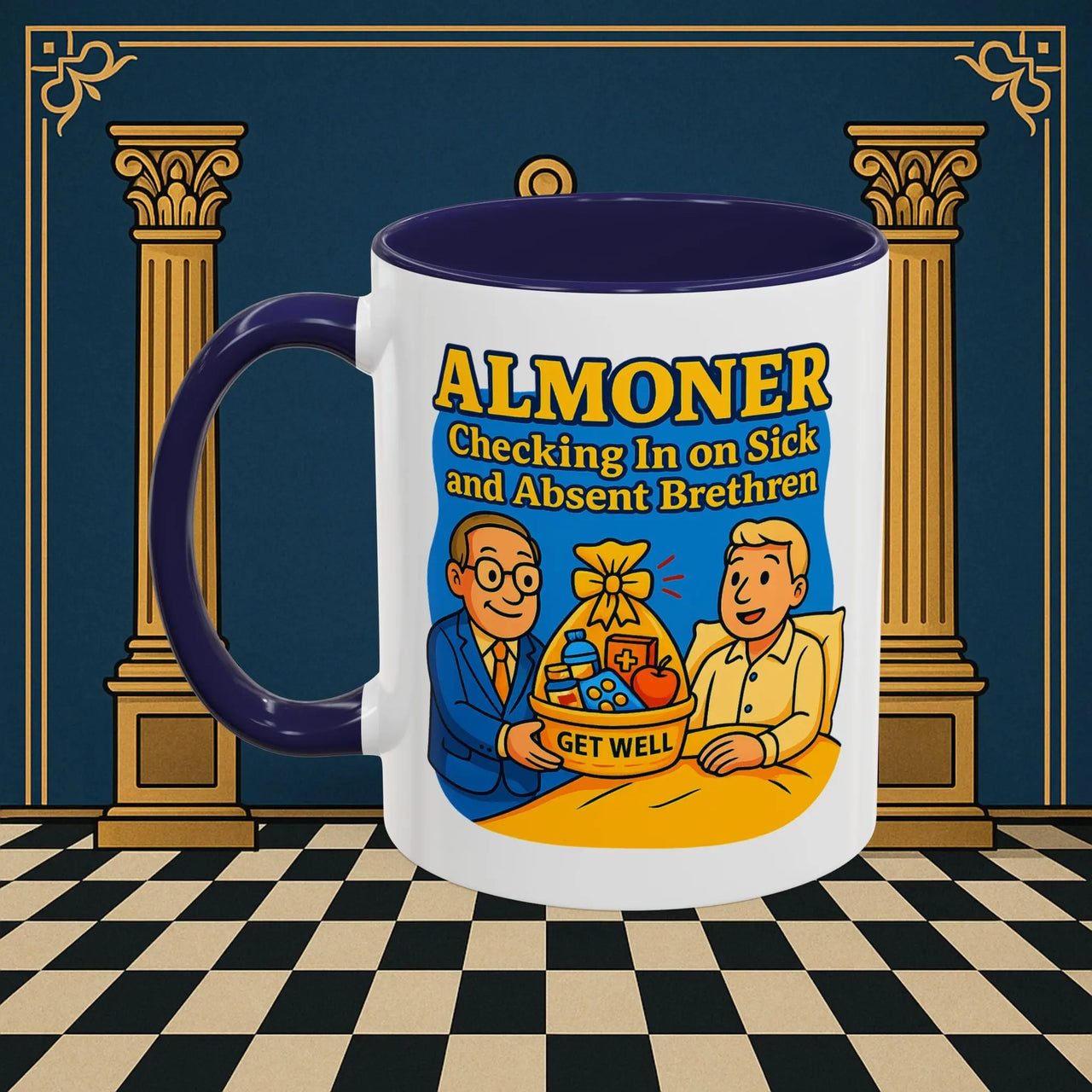 Masonic Mugs - Caring Compassion - Almoner Printify