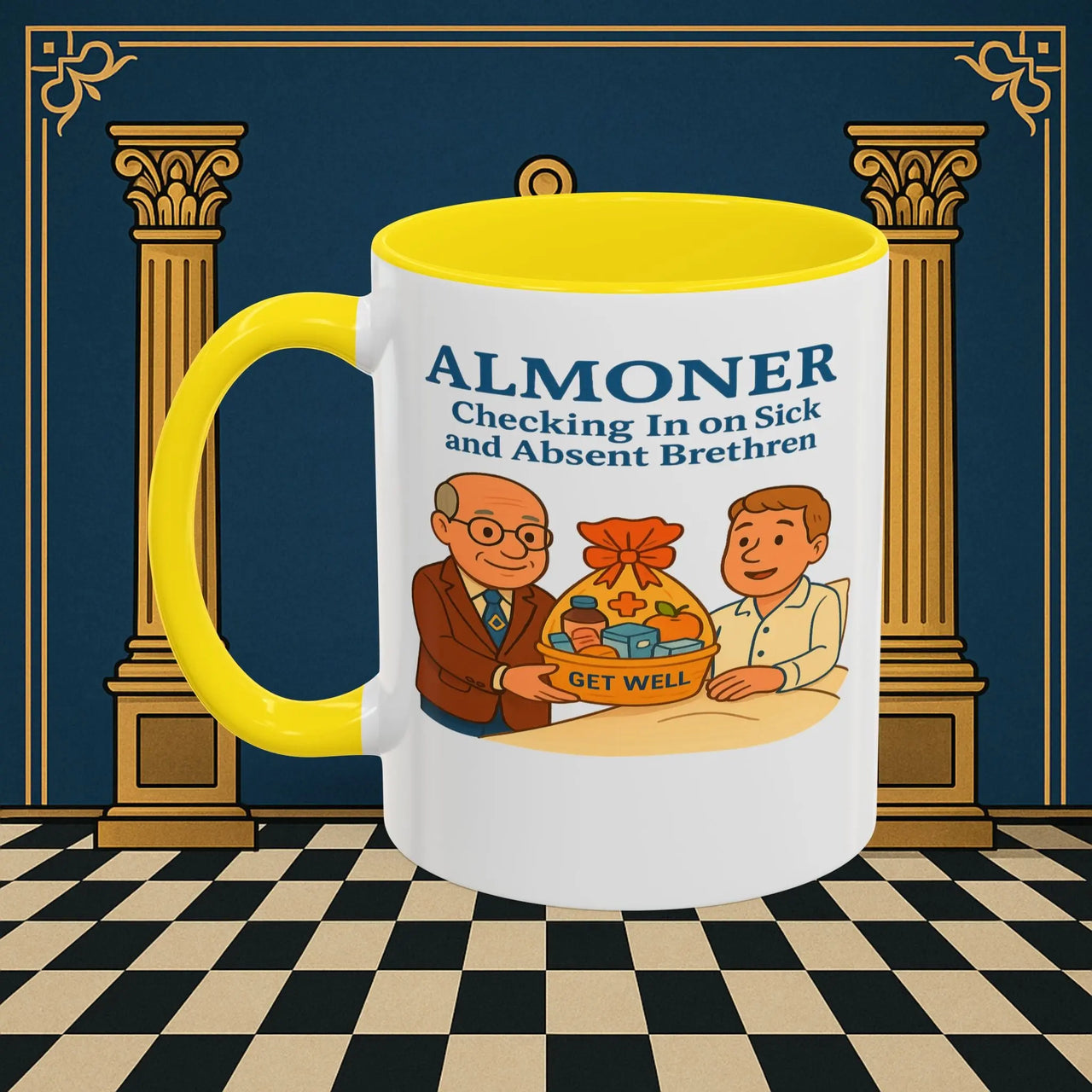 Masonic Mugs - Compassion Basket - Almoner Printify
