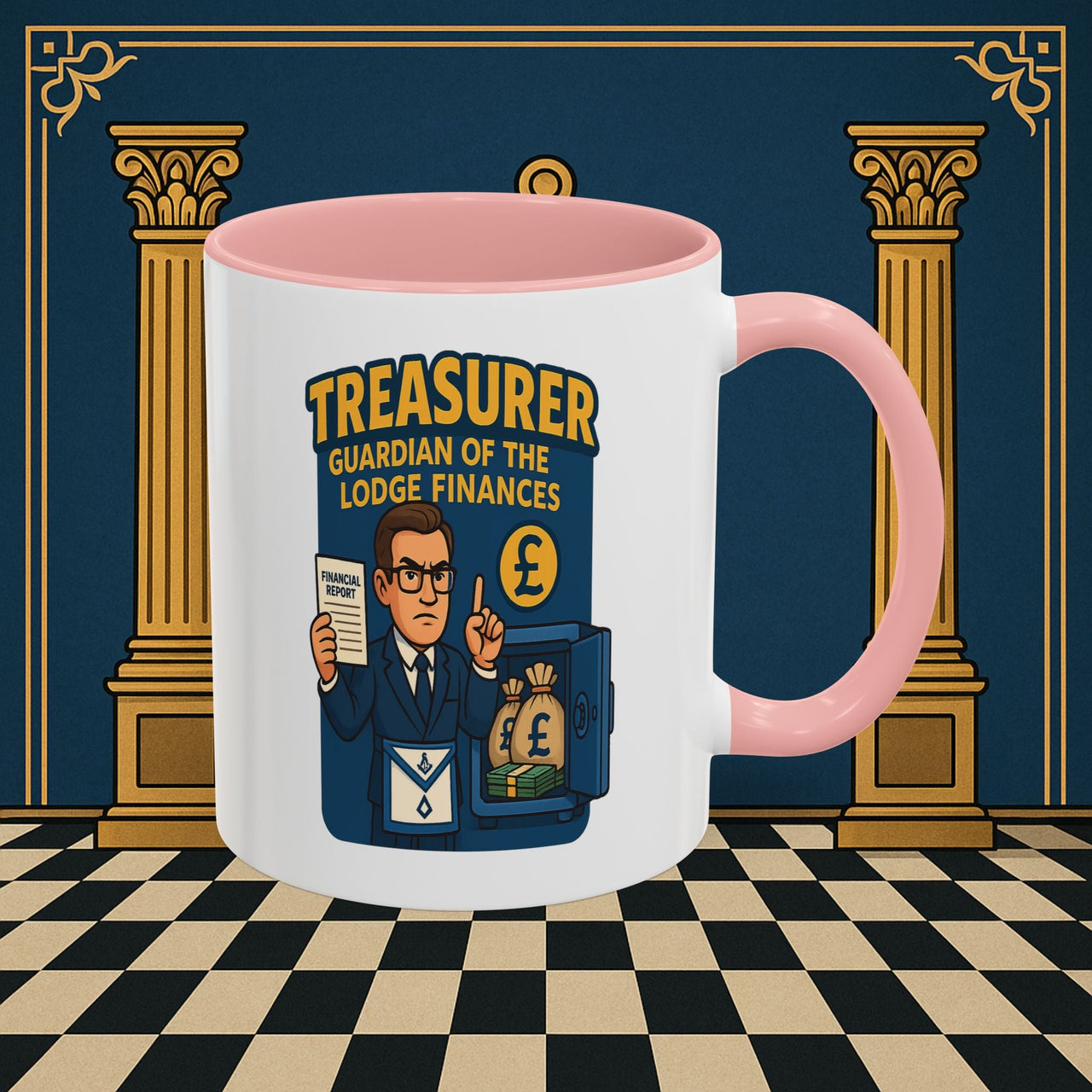 Masonic Mugs - Masonic Money Master - Treasurer Printify