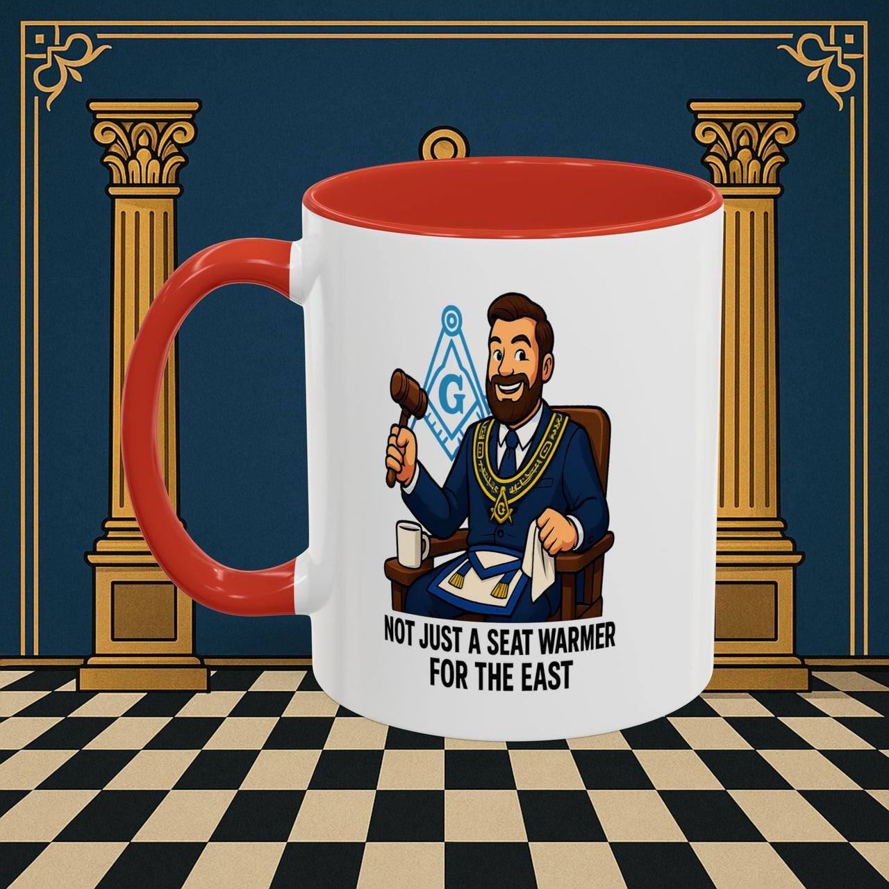 Masonic Mugs - Masonic Majesty - Senior Warden Printify
