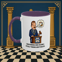Masonic Mugs - Biscuits on the Brain - Senior Warden Printify