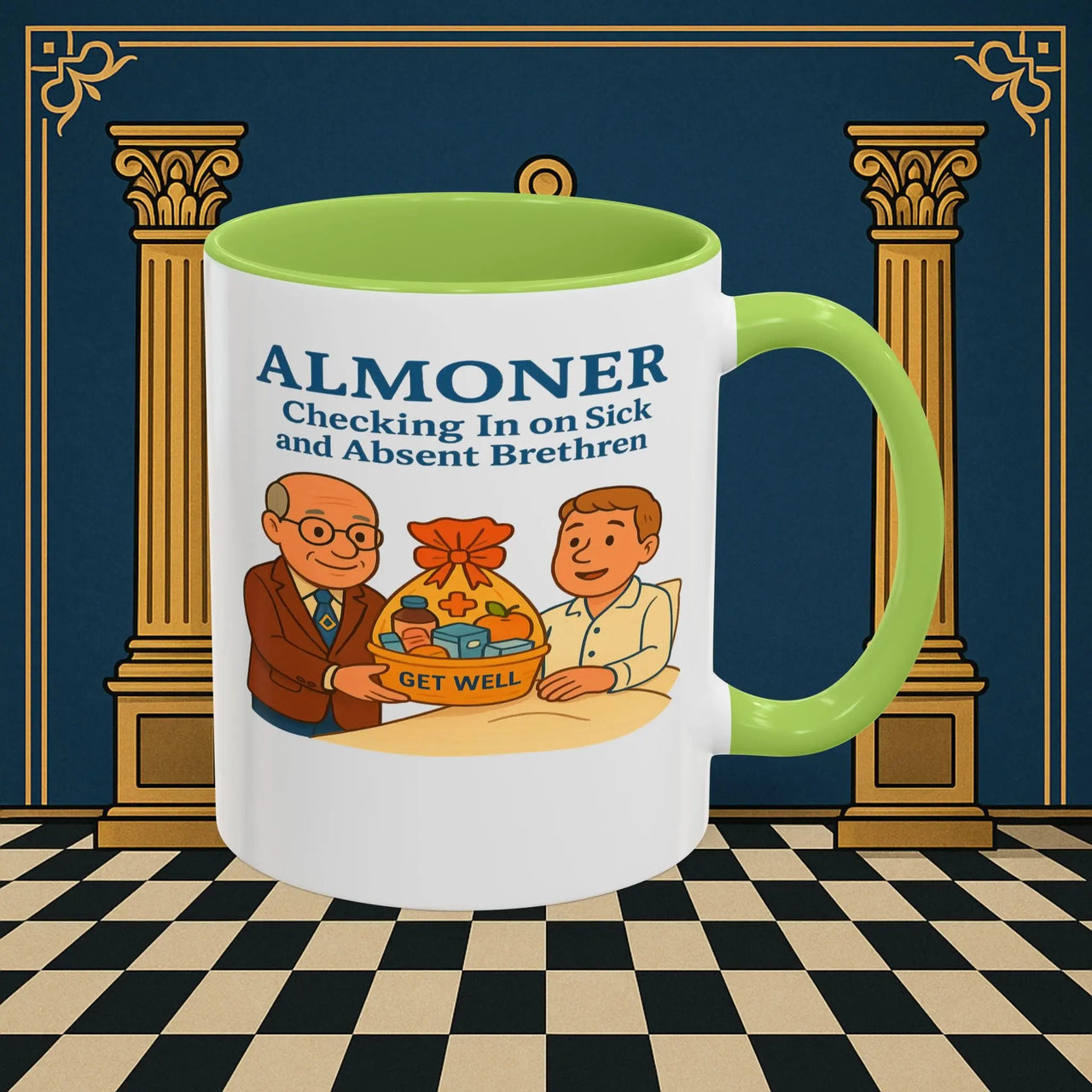 Masonic Mugs - Compassion Basket - Almoner Printify