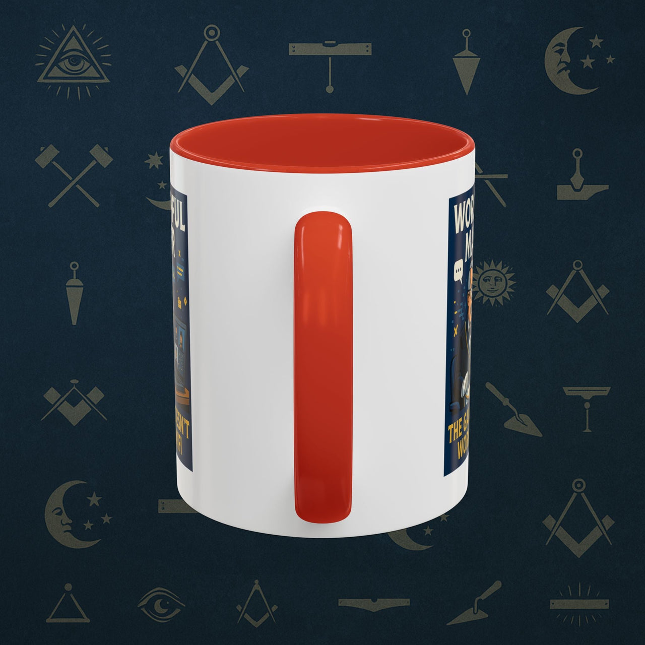 Masonic Mugs - Virtual Vertigo - Worshipful Master Printify