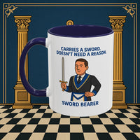 Masonic Mugs - Sword of Mystery - Provincial Sword Bearer Printify