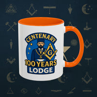 Masonic Mugs - Centennial Brotherhood - 100 years lodge anniversary Printify