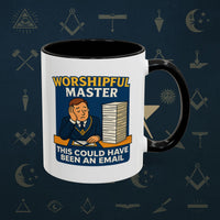 Masonic Mugs - Masonic Meetings Madness - Worshipful Master Printify