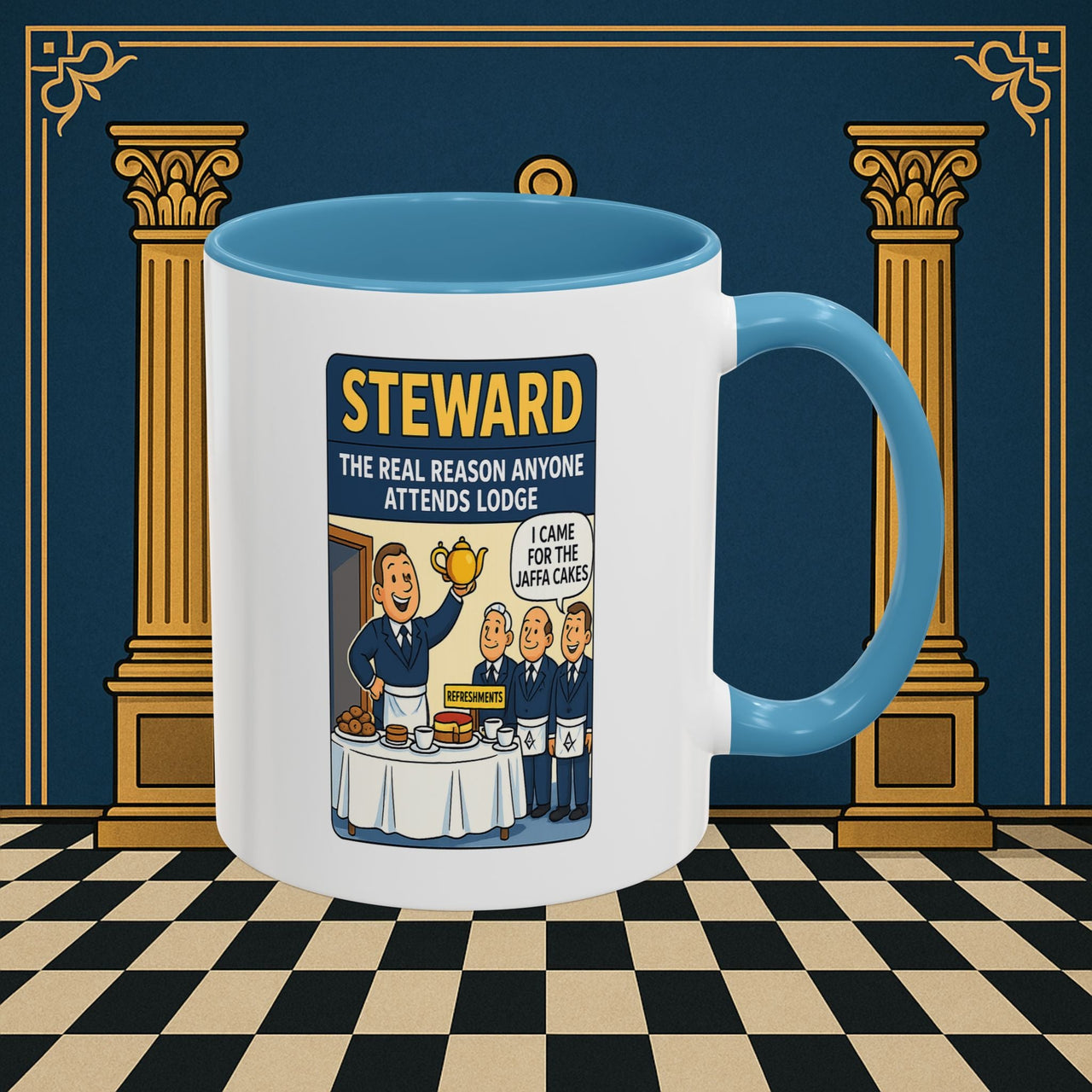 Masonic Mugs - Fraternal Feast - Steward Printify