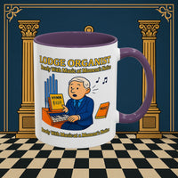 Masonic Mugs - Lodge Organist at the Ready - Organist Printify