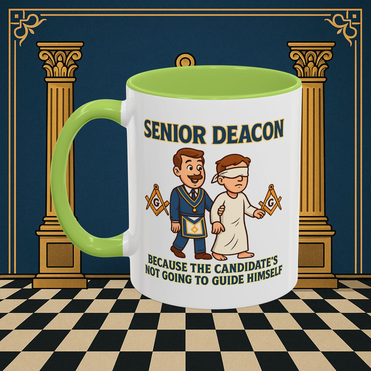 Masonic Mugs - Guiding Light - Senior Deacon Printify