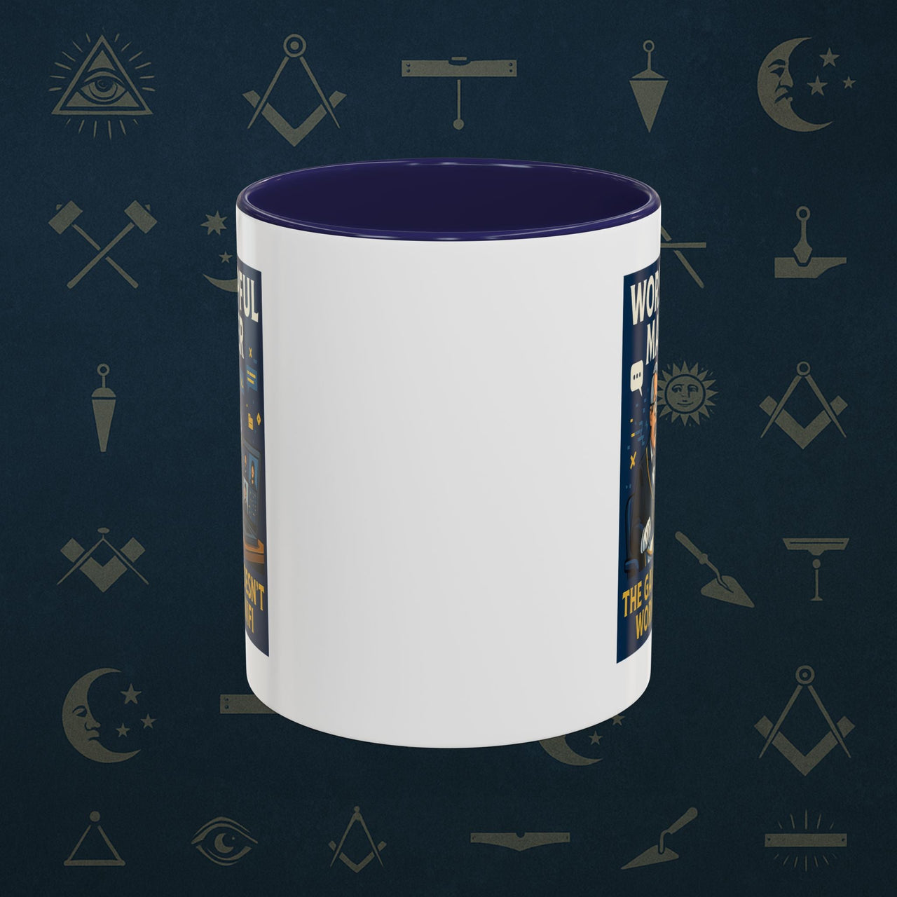 Masonic Mugs - Virtual Vertigo - Worshipful Master Printify