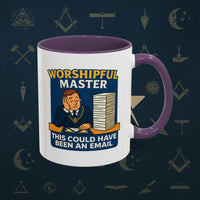 Masonic Mugs - Masonic Meetings Madness - Worshipful Master Printify