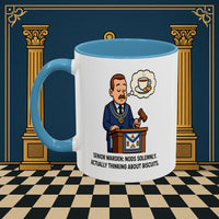 Masonic Mugs - Biscuits on the Brain - Senior Warden Printify