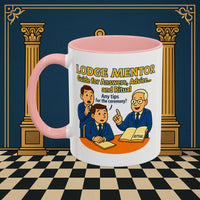 Masonic Mugs - Lodge Mentor: Fraternal Ritual Guidance, Lodge Mentor Printify