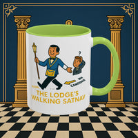 Masonic Mugs - The Lodge's Walking Satnav - Senior Deacon Printify