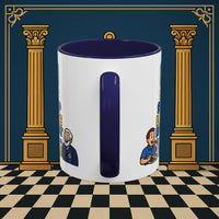 Masonic Mugs Ready to Go – Eat Sleep Lodge Repeat (Accent Coloured 11oz Mug) Printify