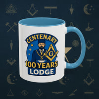 Masonic Mugs - Centennial Brotherhood - 100 years lodge anniversary Printify