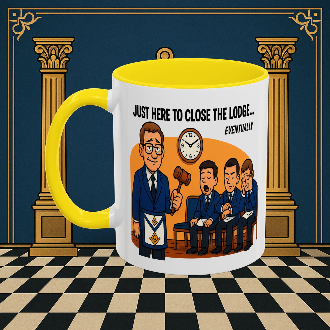 Masonic Mugs - Lodge of Endless Deliberation - Senior Warden Printify