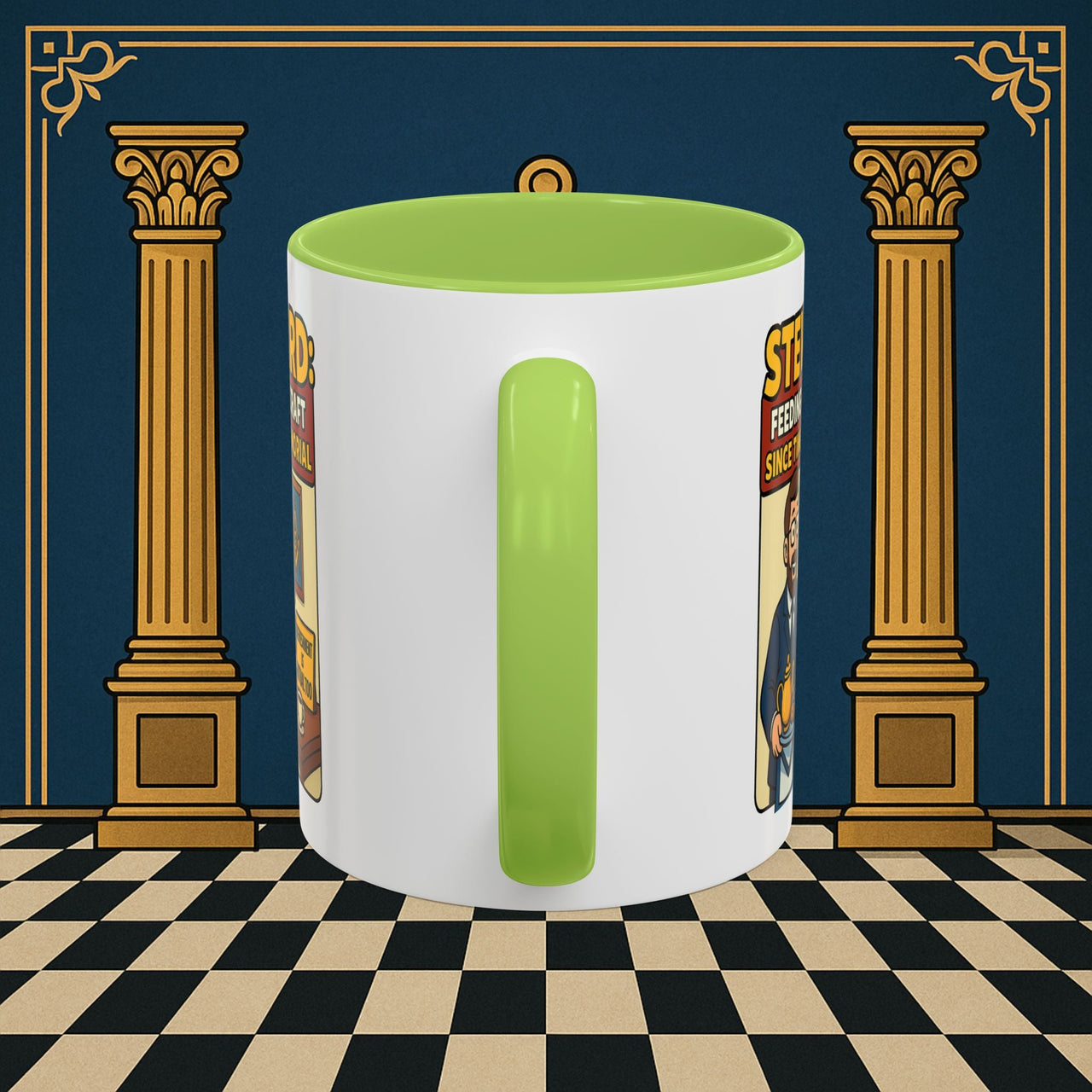Masonic Mugs - Feeding Freemasonry's Fellowship - Steward Printify