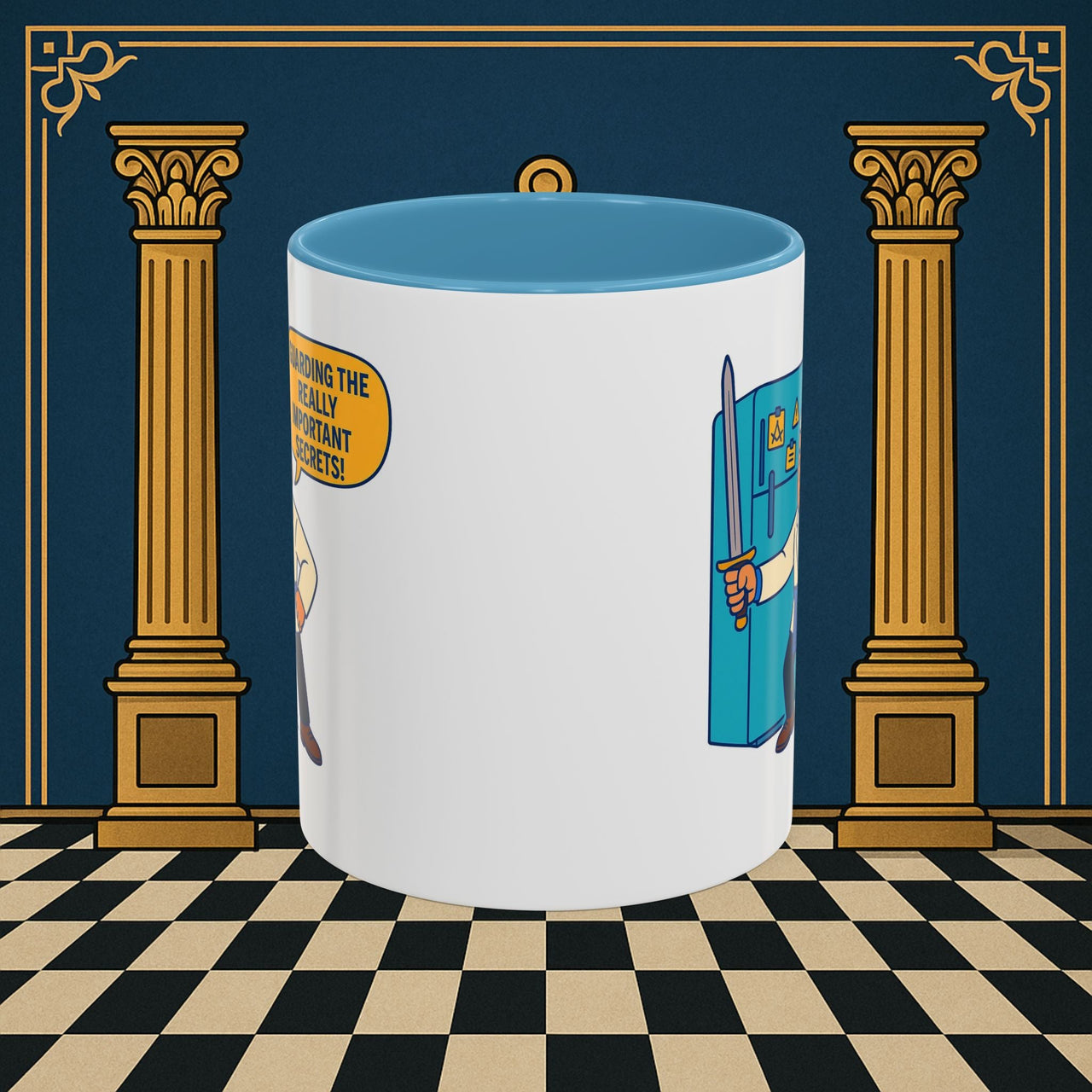 Masonic Mugs - Top Secret Fridge - Tyler Printify