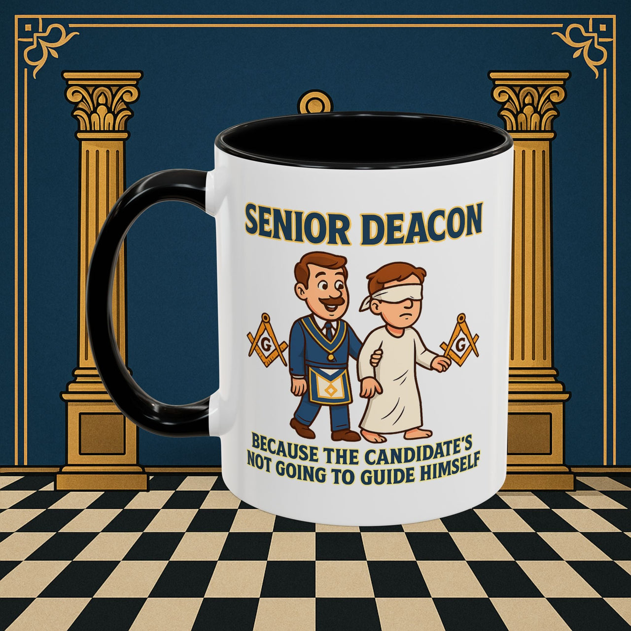 Masonic Mugs - Guiding Light - Senior Deacon Printify