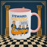 Masonic Mugs - Refreshment of Reason - Steward Printify