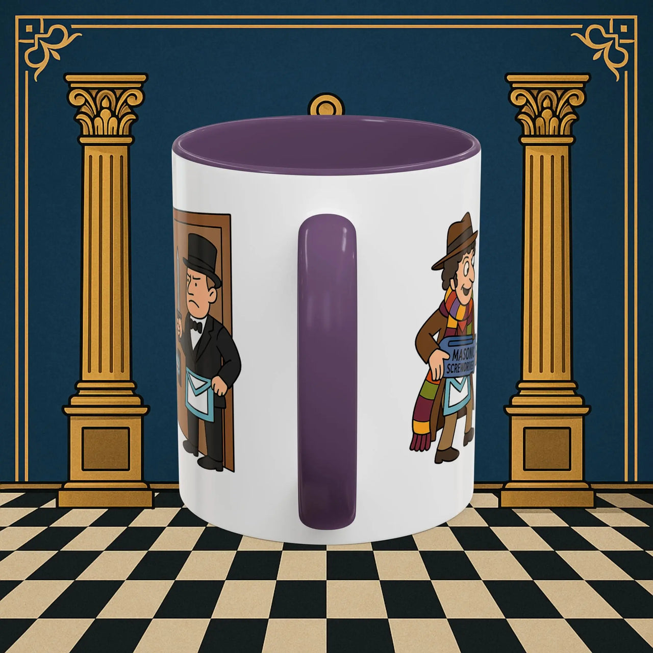 Masonic Mugs – Master of Improvisation (Accent Coloured 11oz Mug) Printify