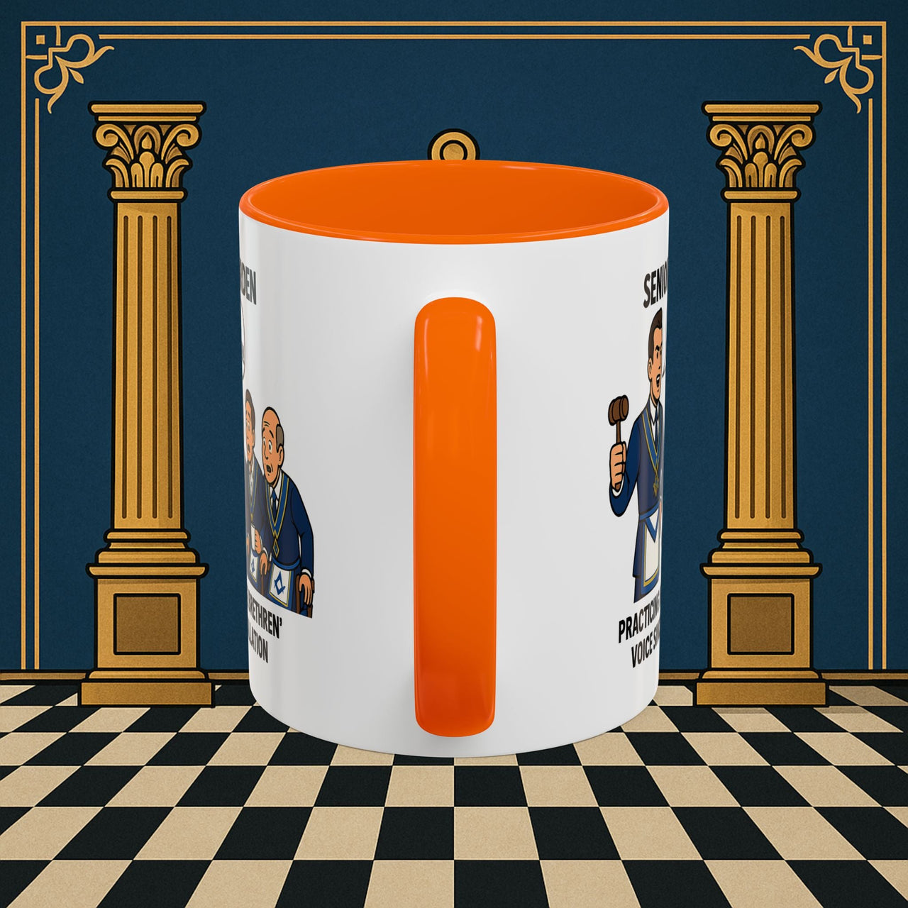 Masonic Mugs - Lodge Leadership - Senior Warden Printify