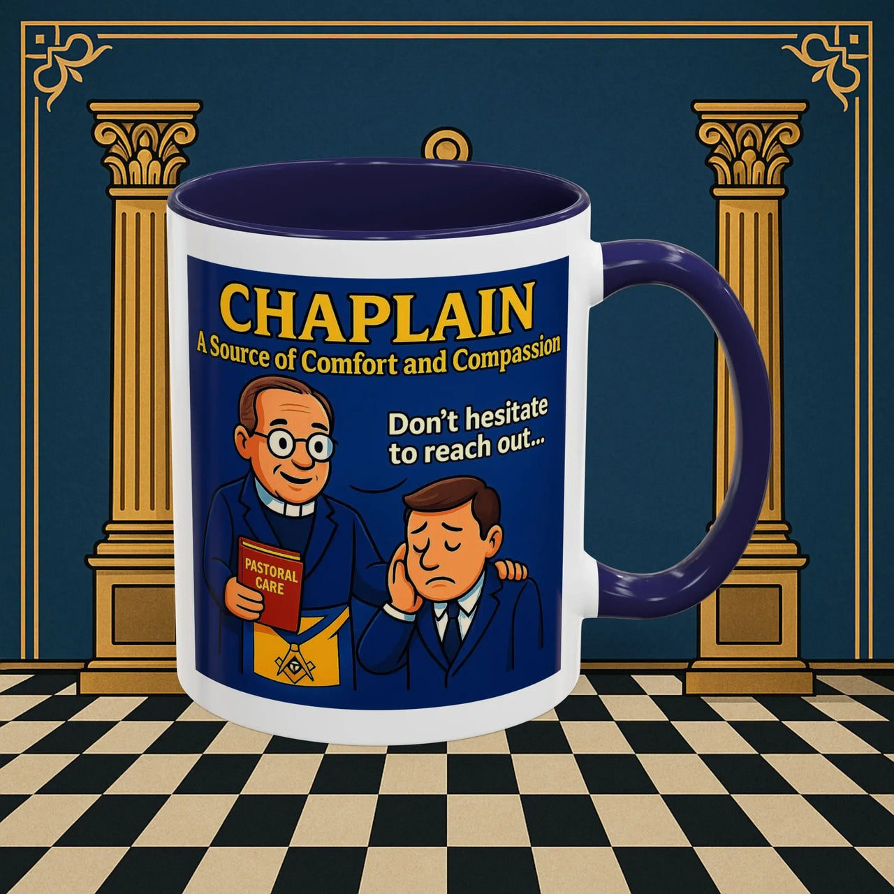 Masonic Mugs - Healing Hearts - Chaplain Printify