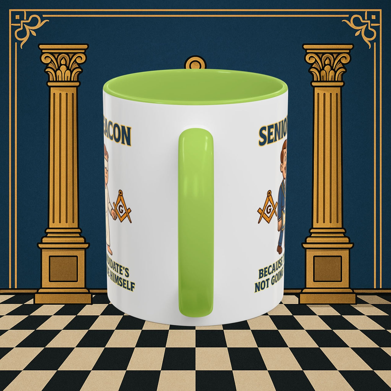 Masonic Mugs - Guiding Light - Senior Deacon Printify