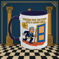 Masonic Mugs - Masonic Anticipation: Lodge Ninja in Waiting, Junior Deacon Printify