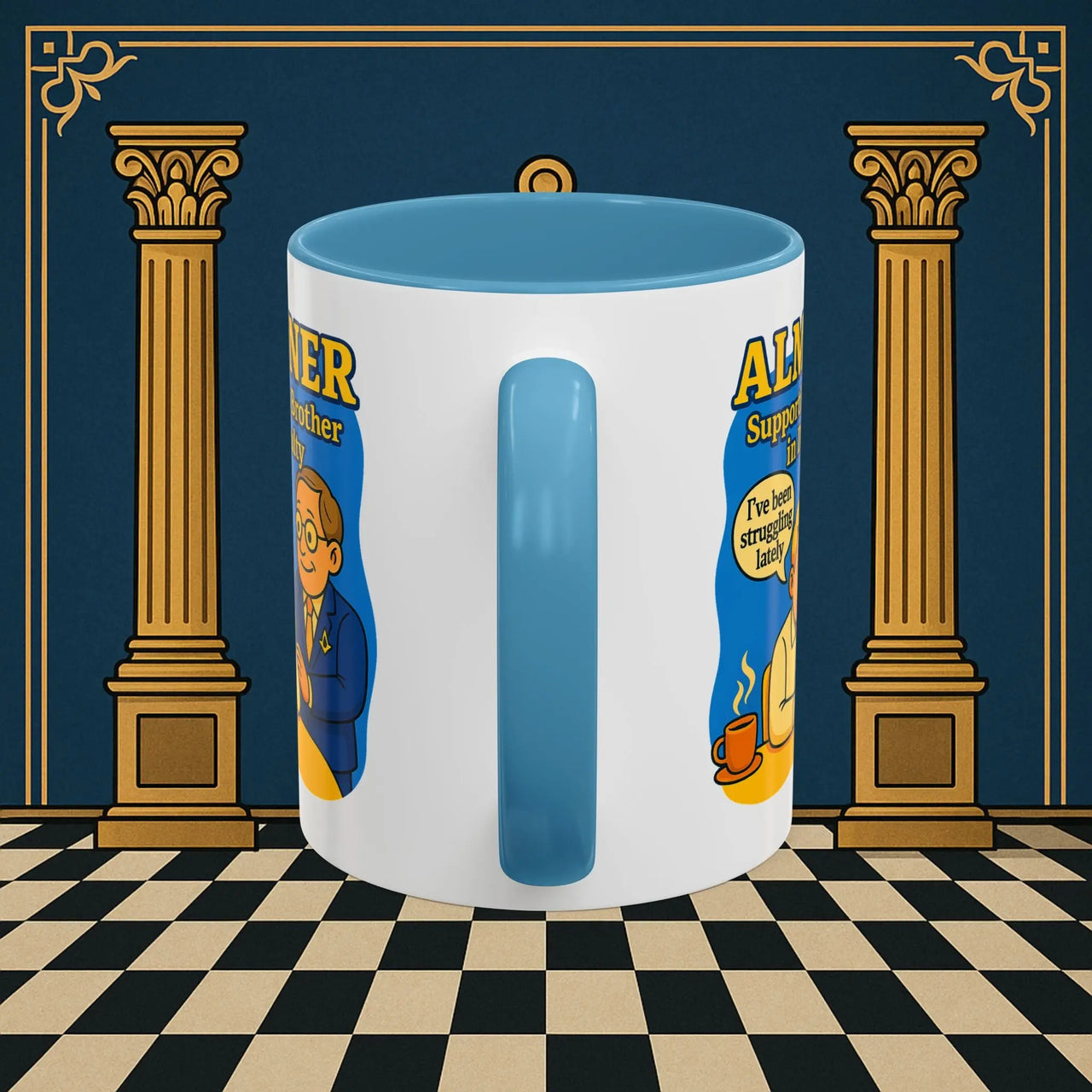 Masonic Mugs - Almoner's Assist - Almoner Printify