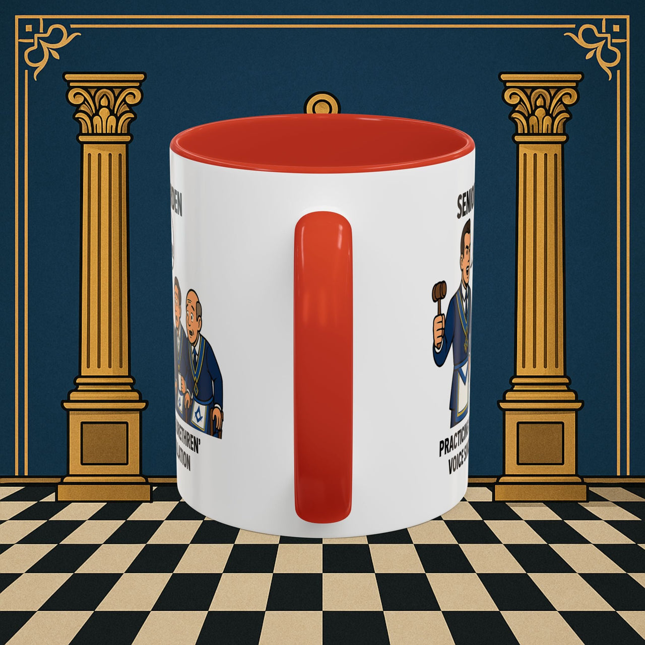 Masonic Mugs - Lodge Leadership - Senior Warden Printify