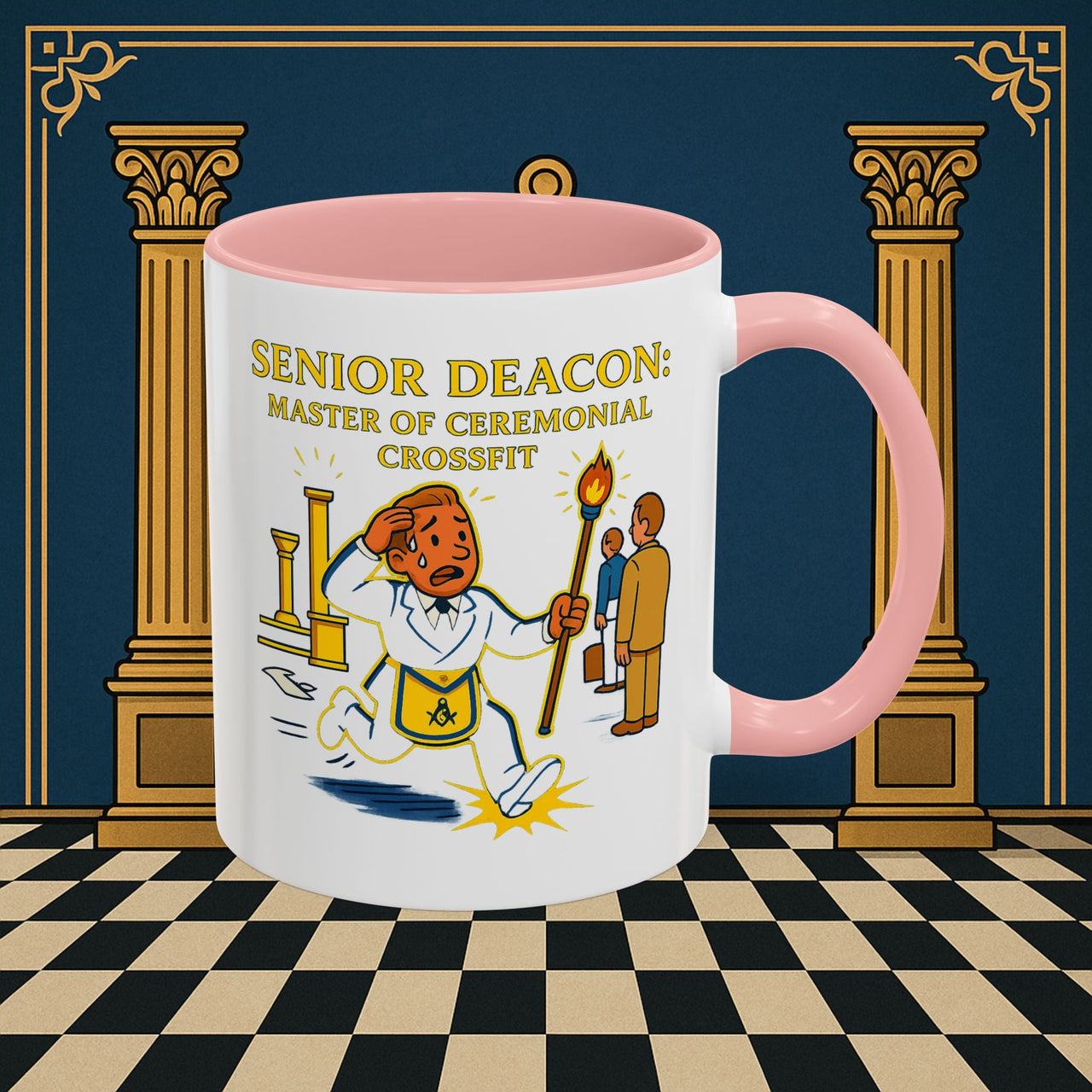 Masonic Mugs - Senior Deacon's CrossFit Challenge - Senior Deacon Printify