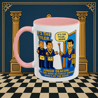 Masonic Mugs - Masonic Mysteries Unveiled: Lodge Leadership Comedy, Junior Deacon Printify