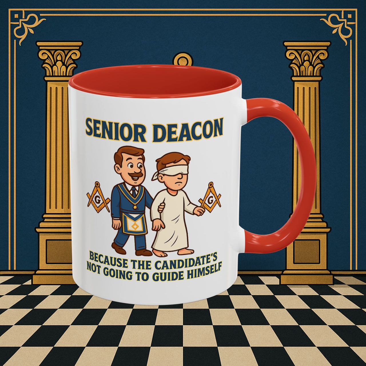 Masonic Mugs - Guiding Light - Senior Deacon Printify