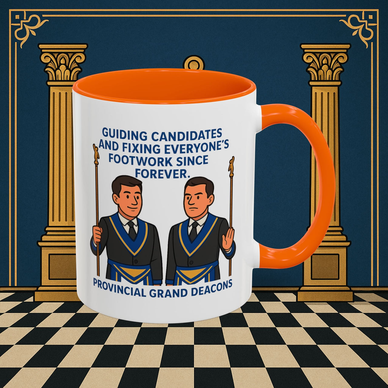Masonic Mugs - Guiding Light of Masonic Tradition - Provincial Grand Deacons Printify