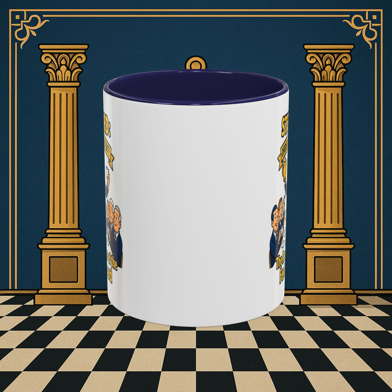 Masonic Mugs - Masonic Tea Party - Steward Printify
