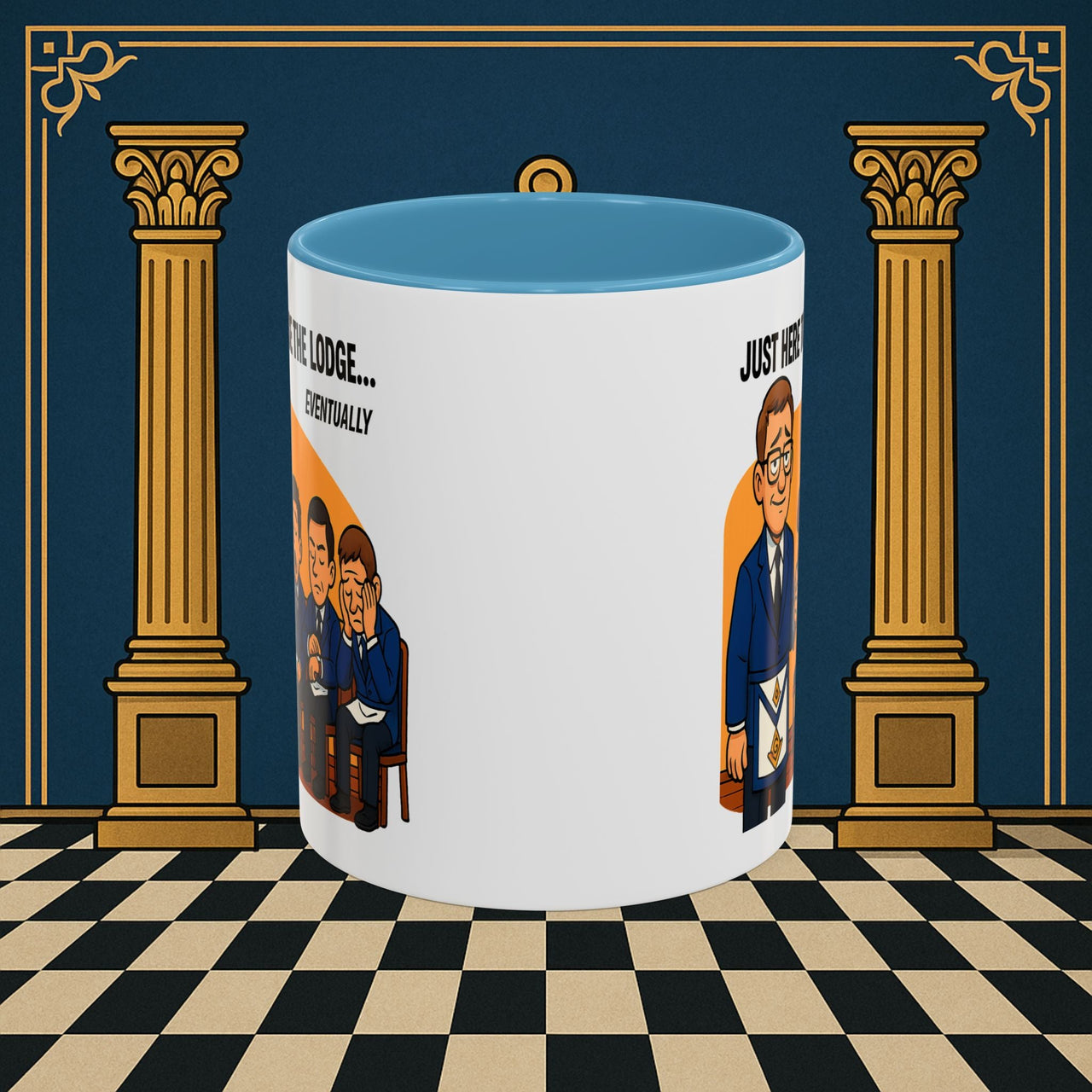 Masonic Mugs - Lodge of Endless Deliberation - Senior Warden Printify