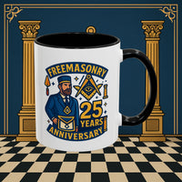 Masonic Mugs - Masonic Legacy - 25 years anniversary Printify