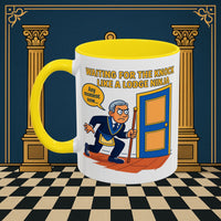 Masonic Mugs - Masonic Anticipation: Lodge Ninja in Waiting, Junior Deacon Printify
