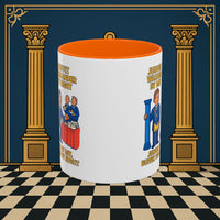 Masonic Mugs - Day/Night Professional: Dual Persona Comic Illustration, Junior Warden Printify