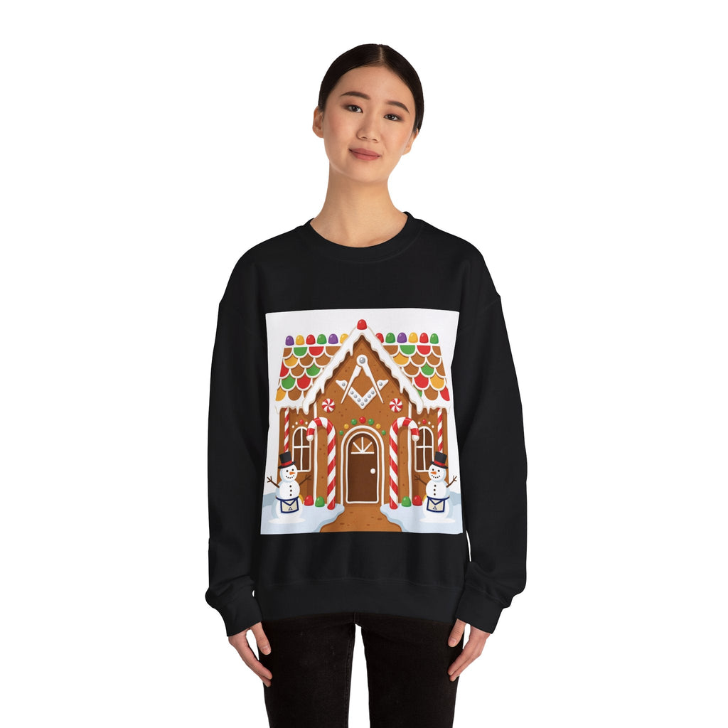 Masonic Gingebread Lodge Masonry Masonry Sweatshirt Printify
