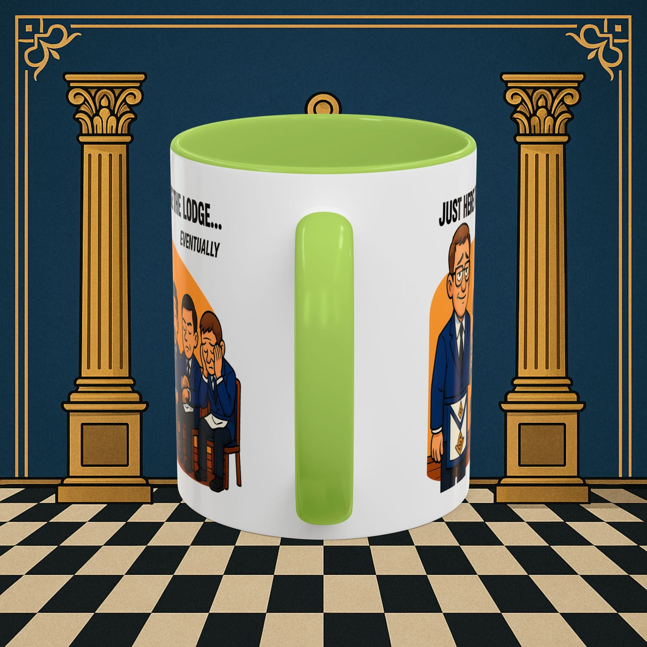 Masonic Mugs - Lodge of Endless Deliberation - Senior Warden Printify