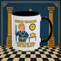 Masonic Mugs - Masonic Moments: Lodge Officer's Tea Time, Junior Warden Printify