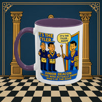 Masonic Mugs - Masonic Mysteries Unveiled: Lodge Leadership Comedy, Junior Deacon Printify