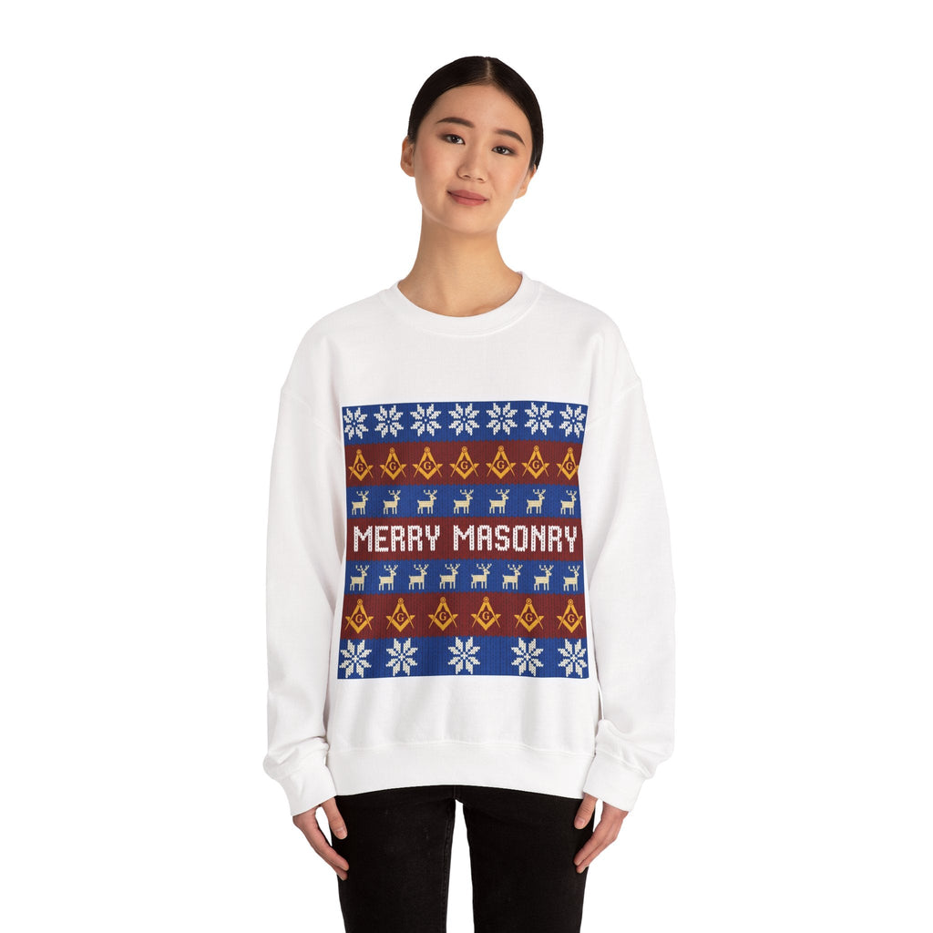 Merry Masonry Masonry Sweatshirt Printify