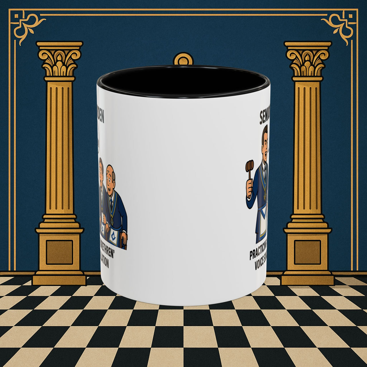Masonic Mugs - Lodge Leadership - Senior Warden Printify