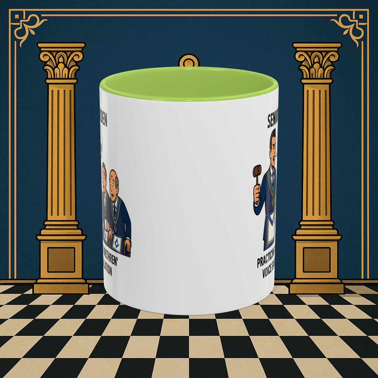 Masonic Mugs - Lodge Leadership - Senior Warden Printify