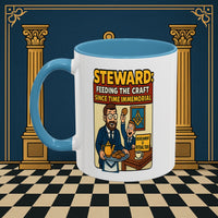 Masonic Mugs - Feeding Freemasonry's Fellowship - Steward Printify